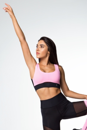 Спортивний топ для фітнесу Kolibri Bra Peony DF (Рожеві) Спортивний топ для фітнесу Kolibri Bra Peony DF для фитнеса (Рожеві)