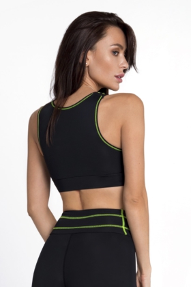 Спортивный топ-бра EVO DF (Черные) Спортивный топ-бра EVO DF для фитнеса (Черные)