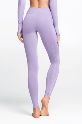 Спортивные Спортивные лосины DF PASTEL Lilac для фитнеса женские Forfitness (Фиолетовый)