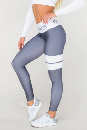 Спортивные Спортивные леггинсы Omnia Enio Light Grey для фитнеса женские Forfitness (Серый)