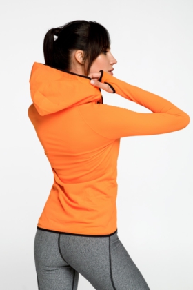 Спортивна курточка Mandarin DF для фитнеса (Помаранчеві)