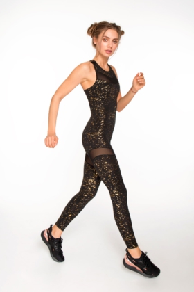 Комбінезон Stardust Gold DF - женская спортивная одежда Designed For Fitness