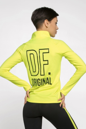 Спортивна курточка DF Original Lemon для фитнеса (Лимонні)