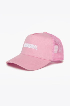 Спортивная бейсболка DF ORIGINAL Pink для фитнеса (Розовые)