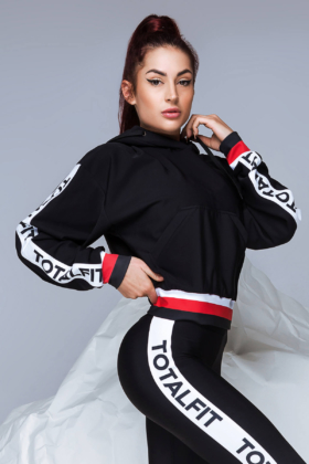 Худі TotalFit Black - женская спортивная одежда Designed For Fitness