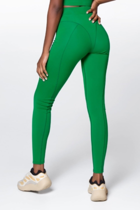 Спортивные Лосины Vogue Green DF для фитнеса женские Forfitness (Зеленые)